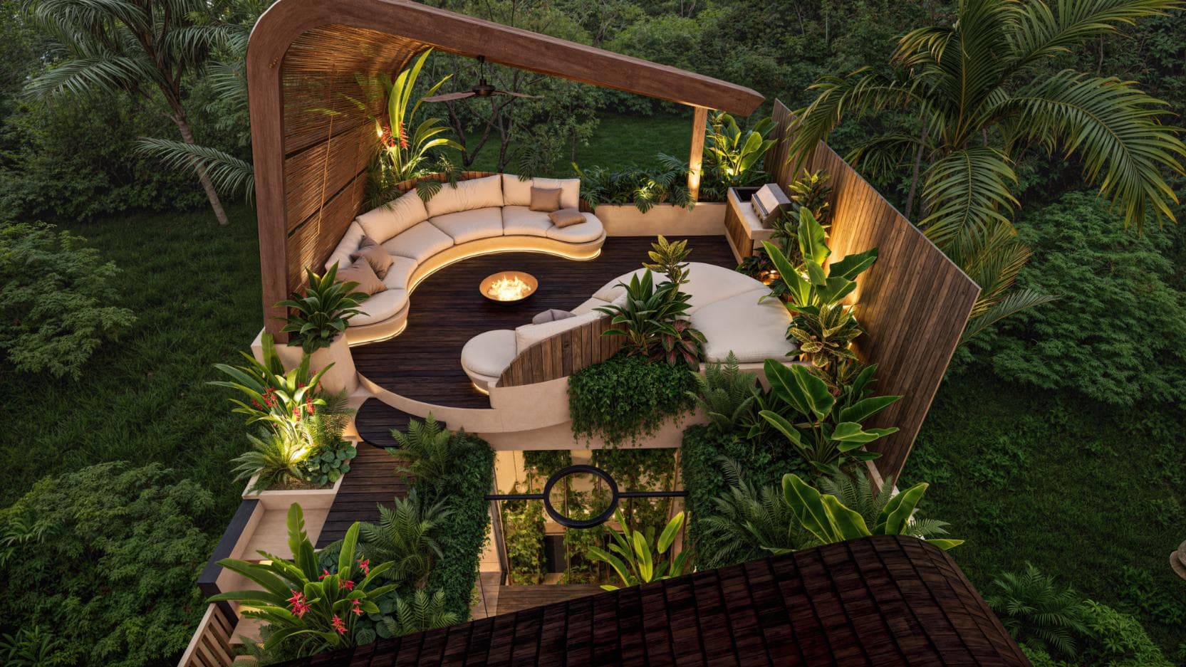 Villa Althea Tropical in Ungasan – Private Sauna, Rooftop Lounge & Pool (1/16)