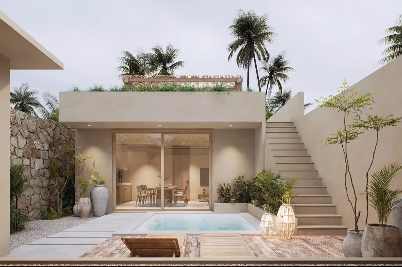 Villa Zollie - Vila Kontemporer 1 Kamar Tidur dengan Kolam Renang Pribadi & Rooftop di Padang Padang — foto 1