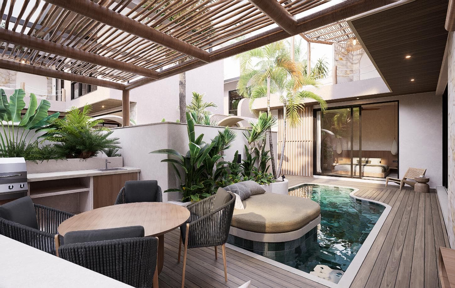 Niskala Bingin – Wabi-Sabi 2BR Villa with Rooftop & Private Pool (1/21)