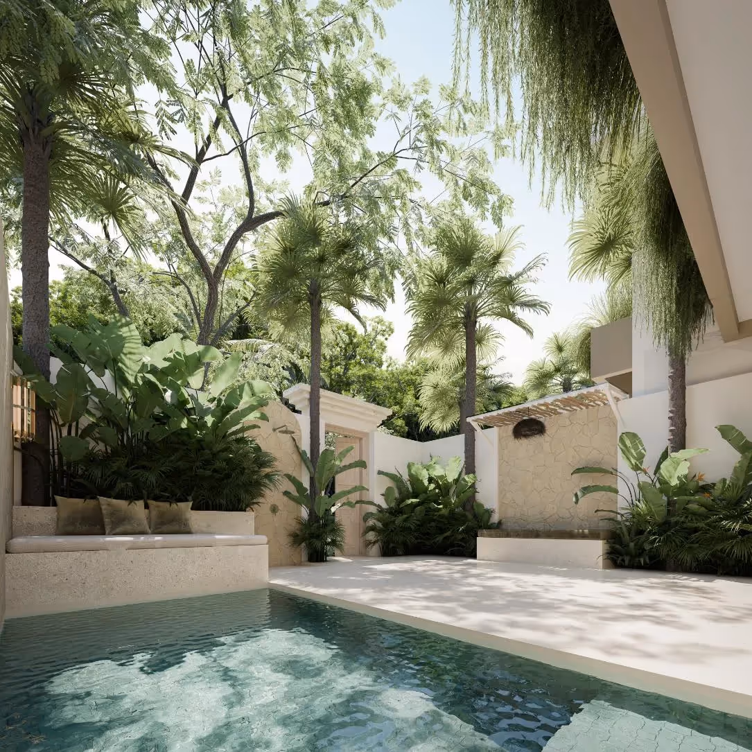 Villa Airine - Élégantes villas modernes en leasehold de 1 à 2 chambres à Pecatu avec piscine privée — photo 1