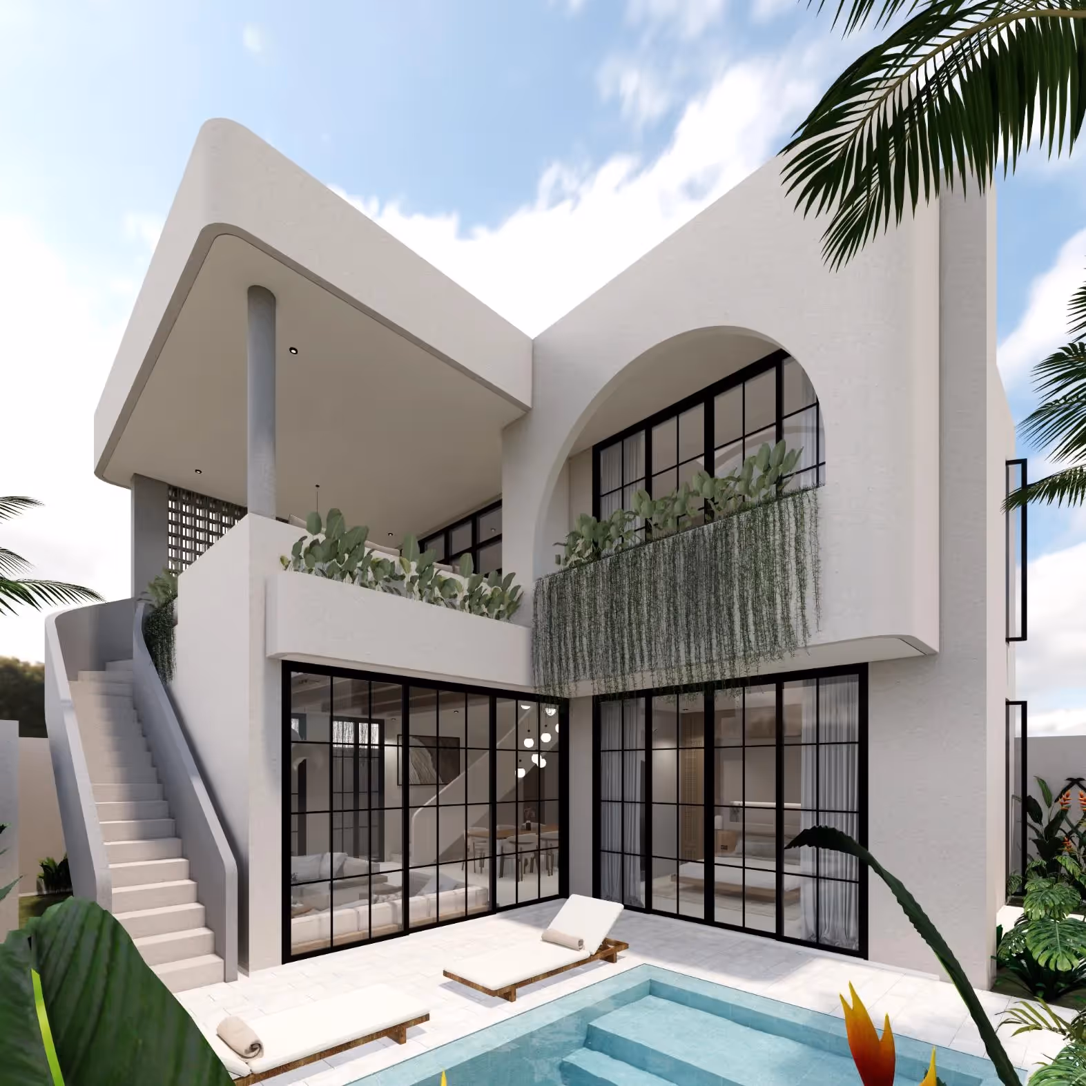 Casa Vineda – Stylish 2BR with Rooftop & Private Pool (1/10)