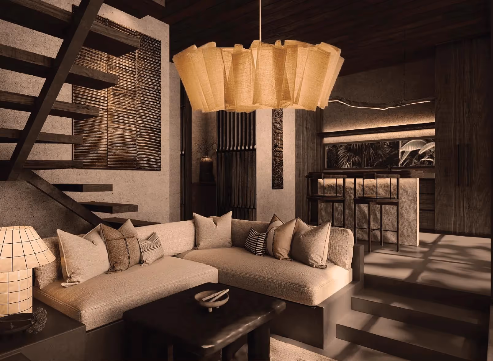 Villa Abel – 1 chambre moderne avec salon en contrebas et piscine privée — photo 1