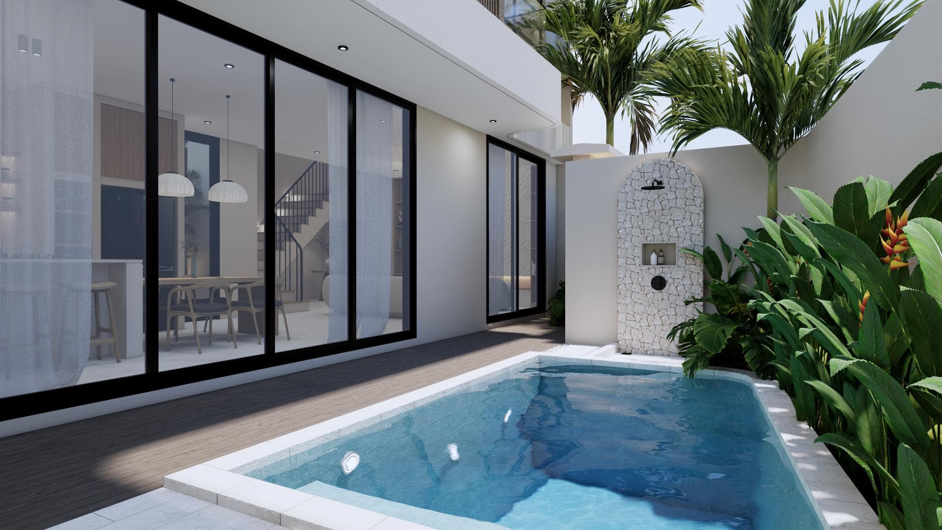 Solla Villa à Nunggalan – Villa 1 chambre en location-vente avec vue océan, rooftop et équipements bien-être — photo 1