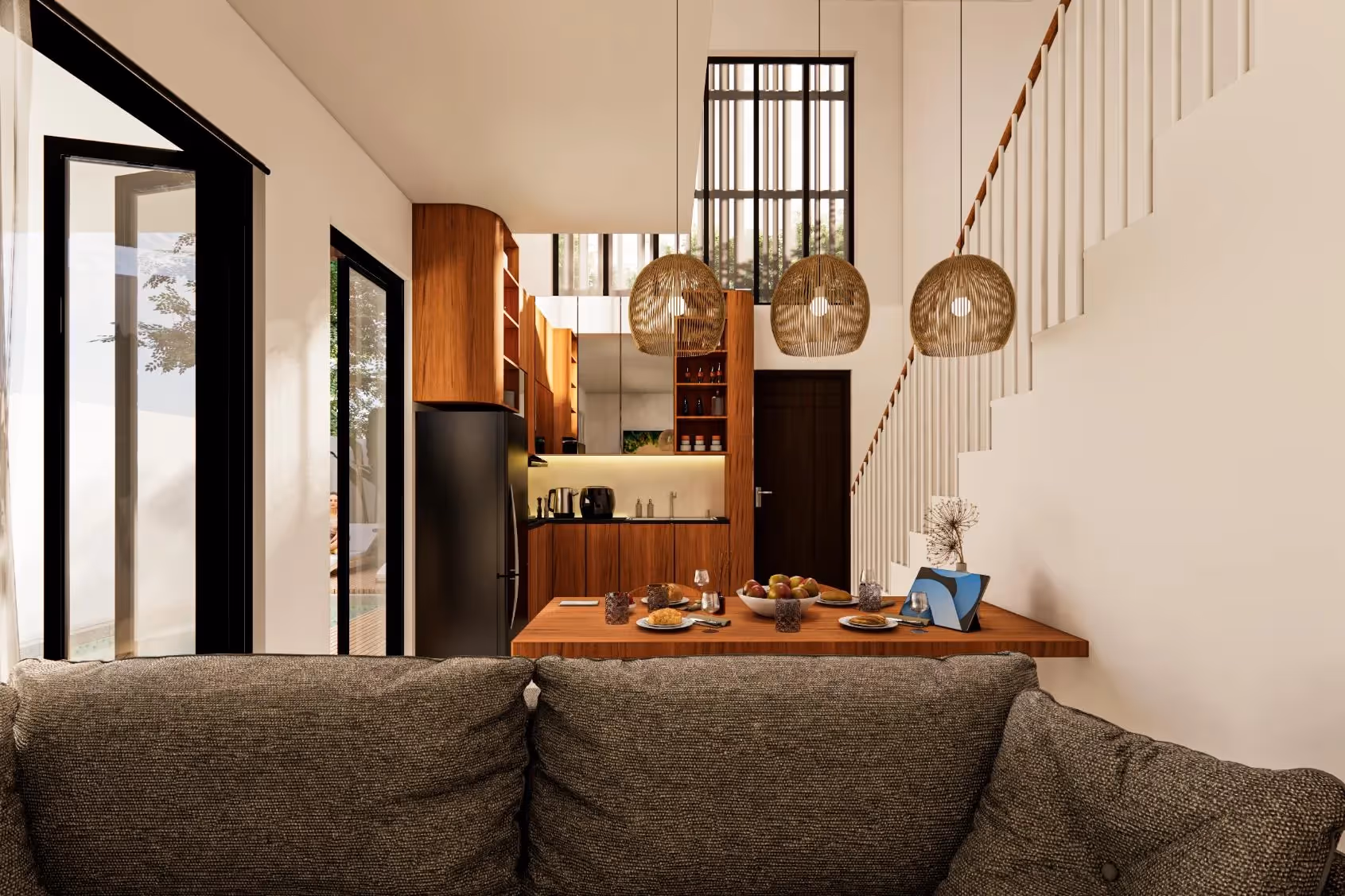 Villa Feliza – Villa moderne 1 chambre en leasehold avec piscine et salon encastré à Nusa Dua (1/7)