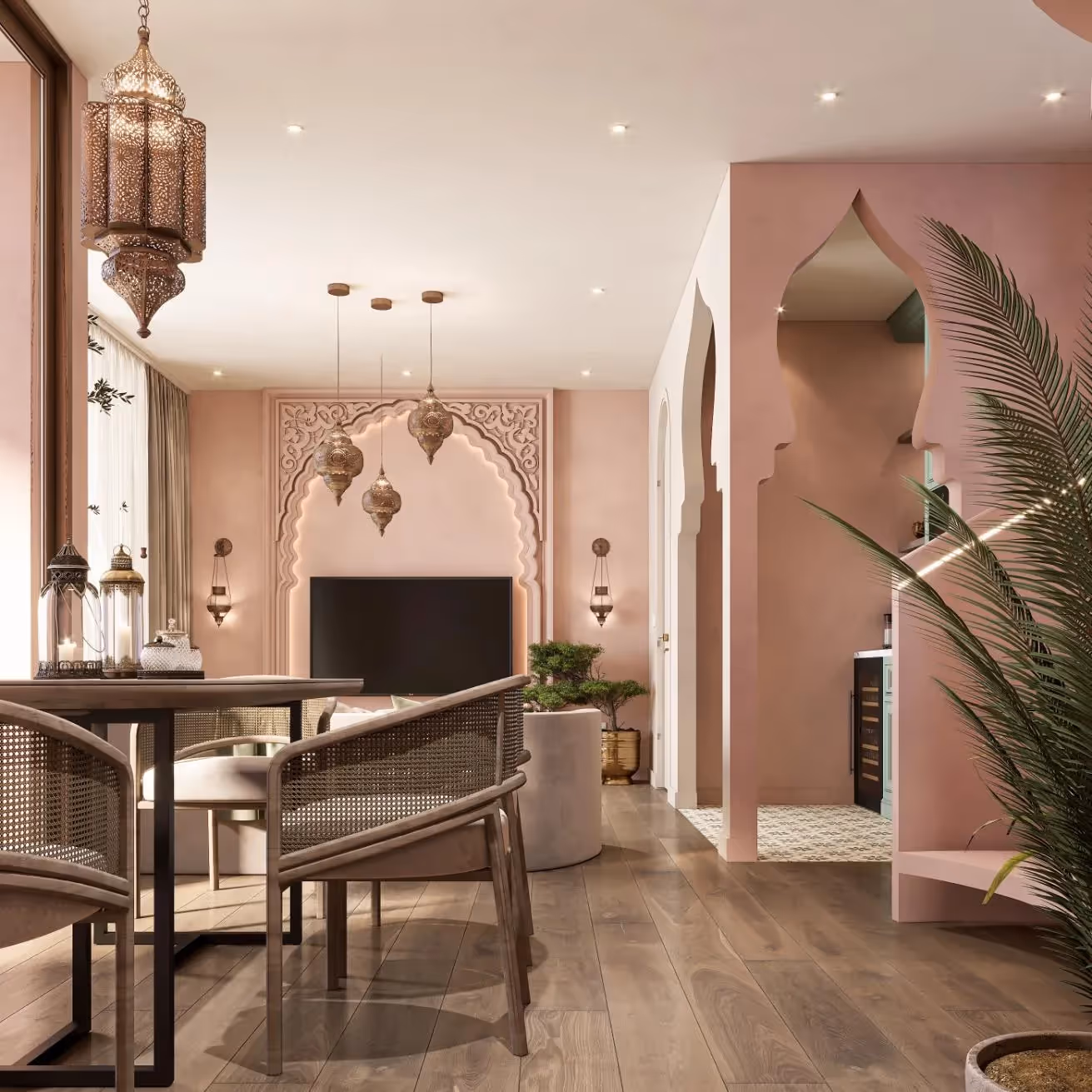 Villa Safira – 1BDR Moroccan-Inspired Leasehold Villa with Ocean View & Rooftop Lounge in Melasti (1/12)