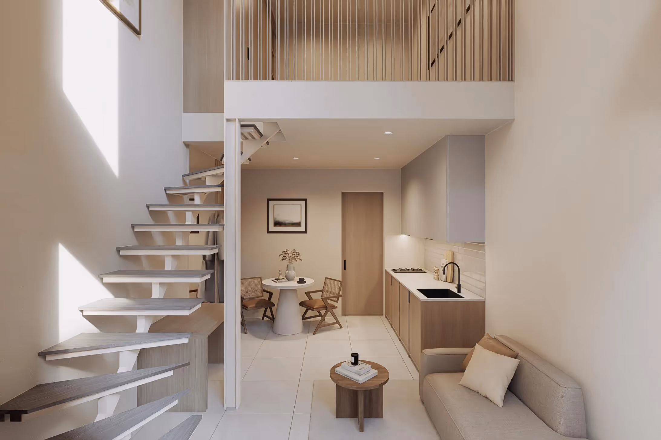 Villa Bronzia – Modern 1BR Mezzanine Leasehold Villa in Nyang Nyang (1/9)