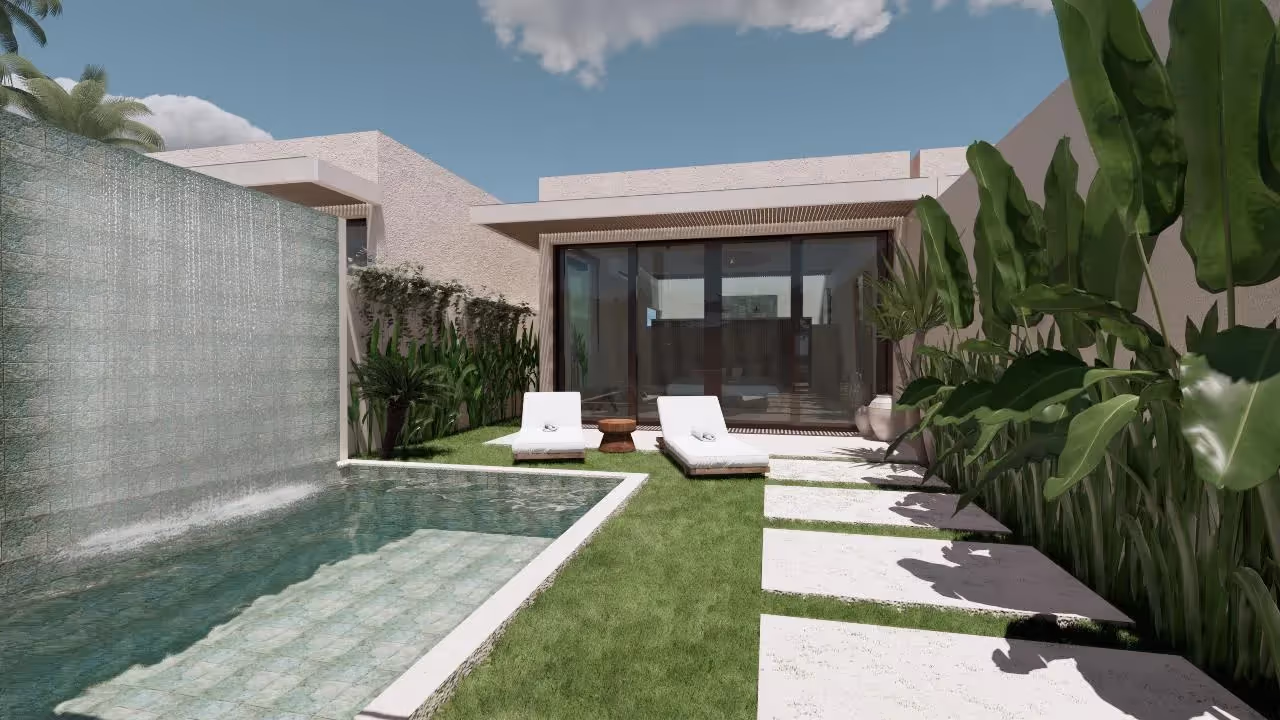 Villa Salaka di Lembongan – Escape Tropis 1 Kamar Tidur dengan Kolam Air Terjun (1/4)