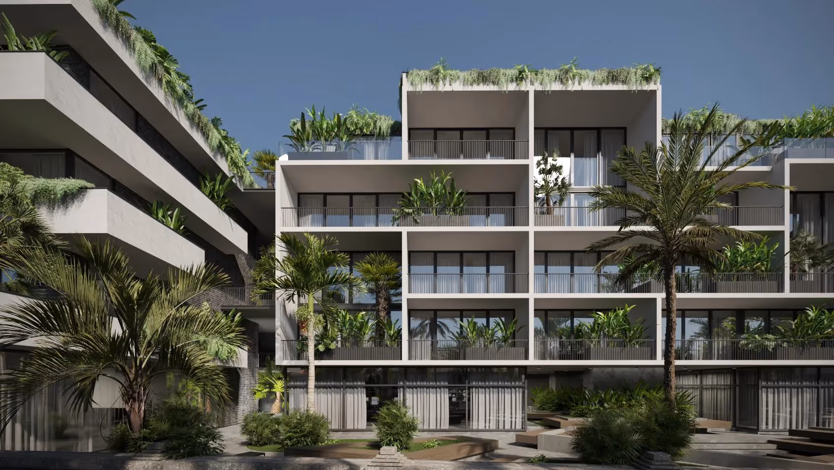 Kubik Residence – Modern 1BR Leasehold Apartment with Ocean View & Terrace (1/6)