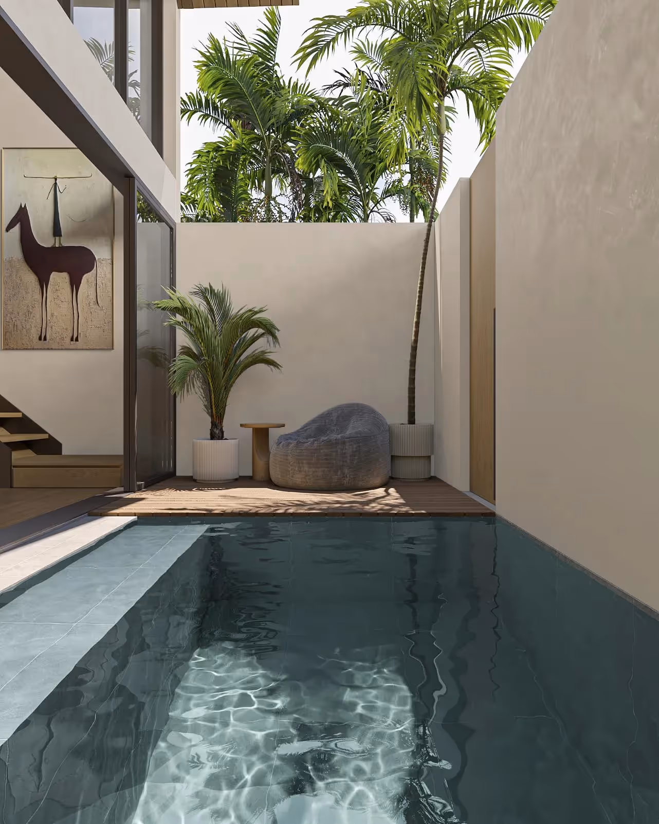 Marani in Padonan – Stylish 1BR Loft with Pool & Garden (1/6)