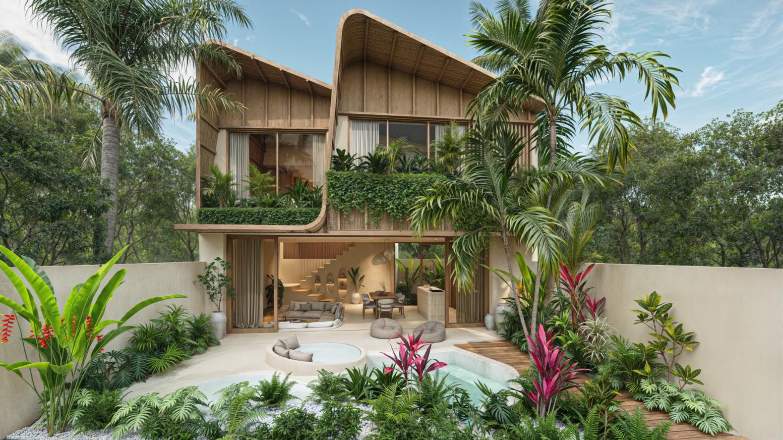 Villa Roxa à Ungasan – Villa 2 chambres avec jacuzzi sur le toit et vue sur l'océan — photo 1