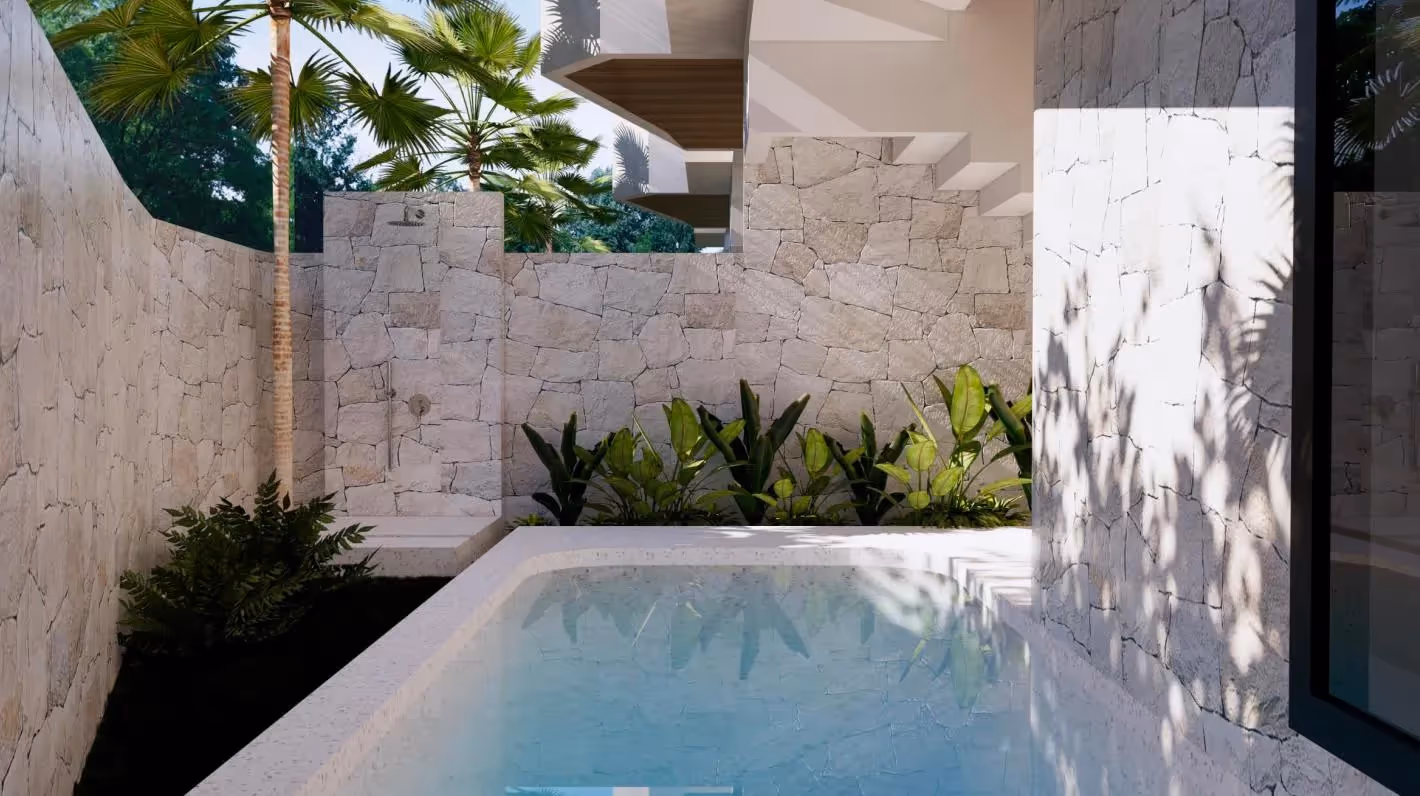 Villa Alba – Tropical 2BDR Leasehold Villa with Ocean Views in Pererenan (1/8)