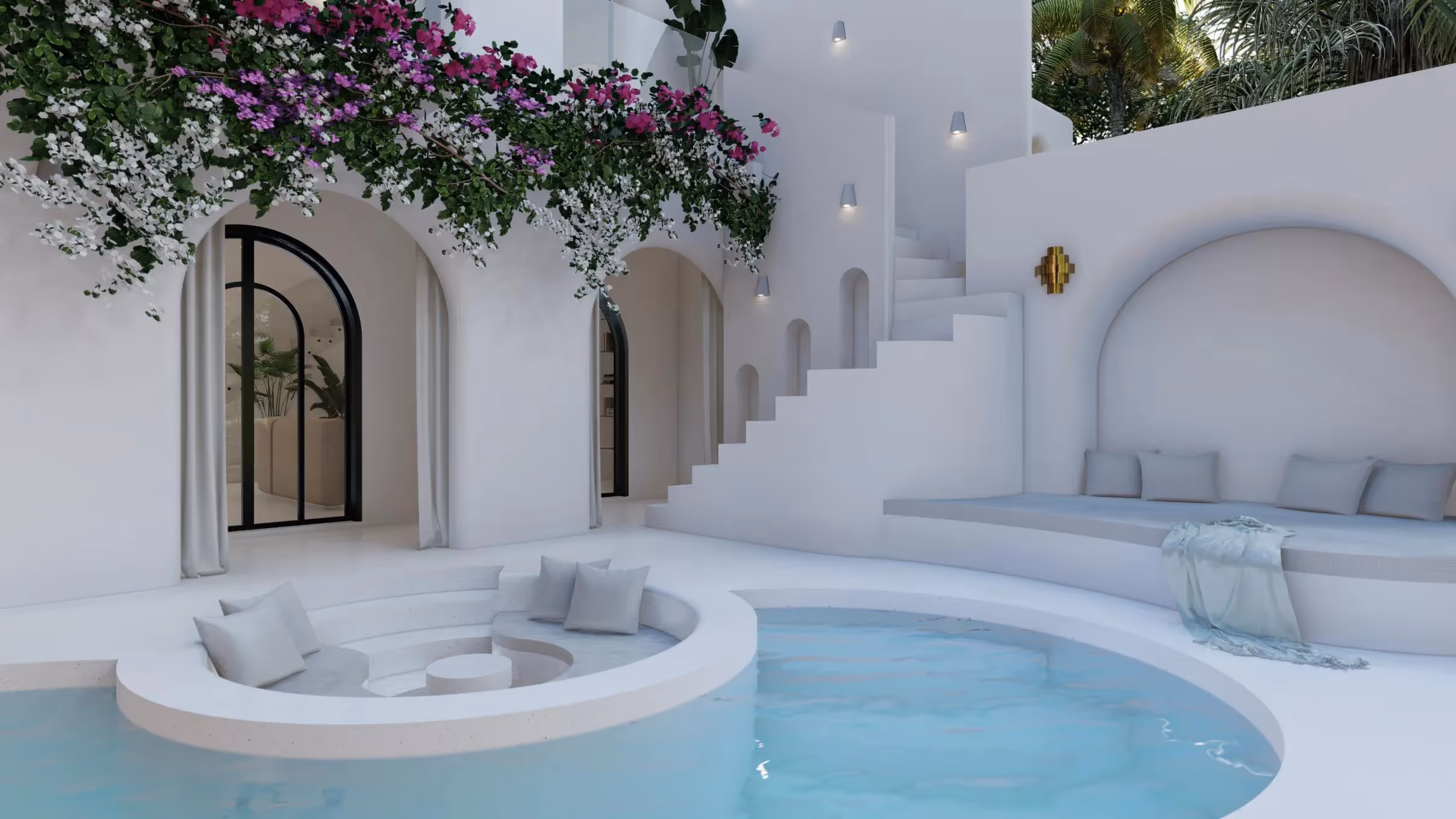 Villa Kasavi – Modern Mediterranean 2BDR Villa with Pool & Balcony (1/10)