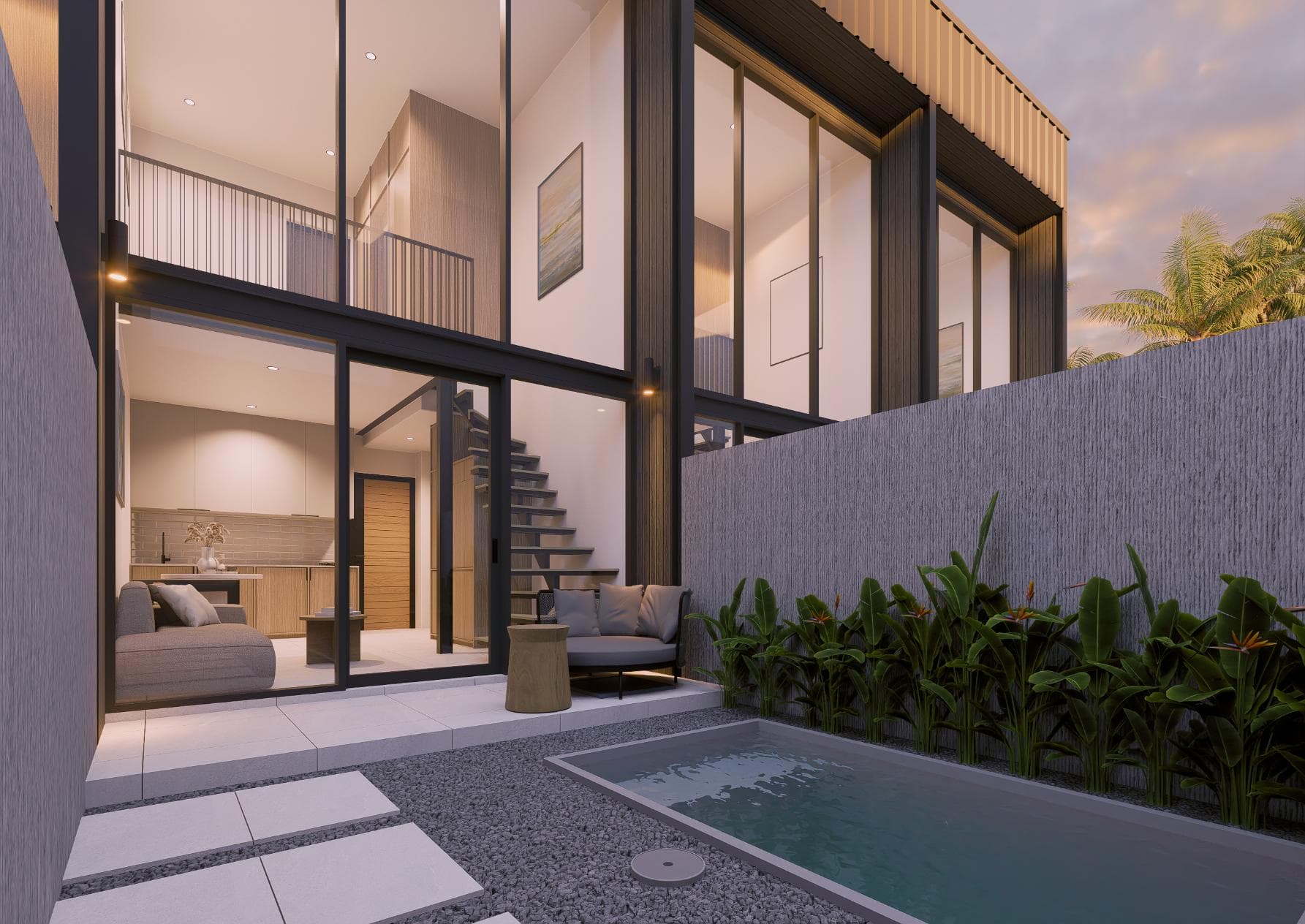 Balero in Balangan – Modern Loft 1BR Villa with Private Pool (1/8)