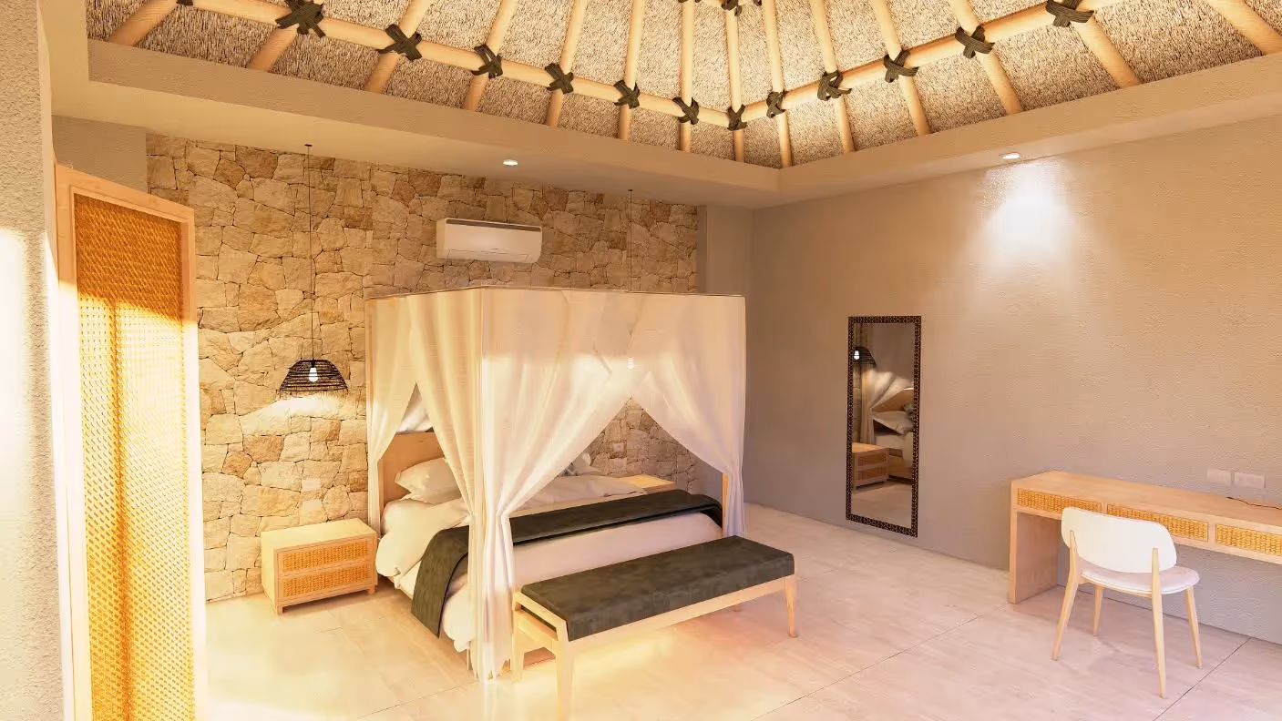 Villa Sayuri - Oceanfront 1BDR Modern Leasehold Glamping Villa with Tropical Garden in Lombok (1/5)