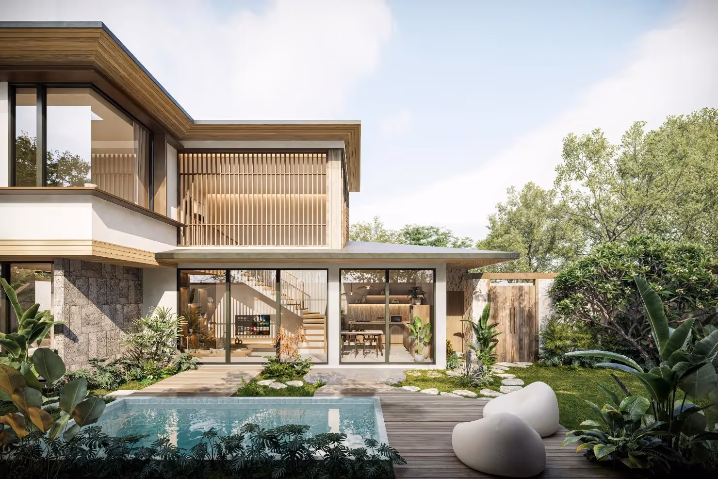 Archille in Kedungu – Modern 3BR Leasehold and Freehold Villas with Ocean View and Private Pool (1/9)