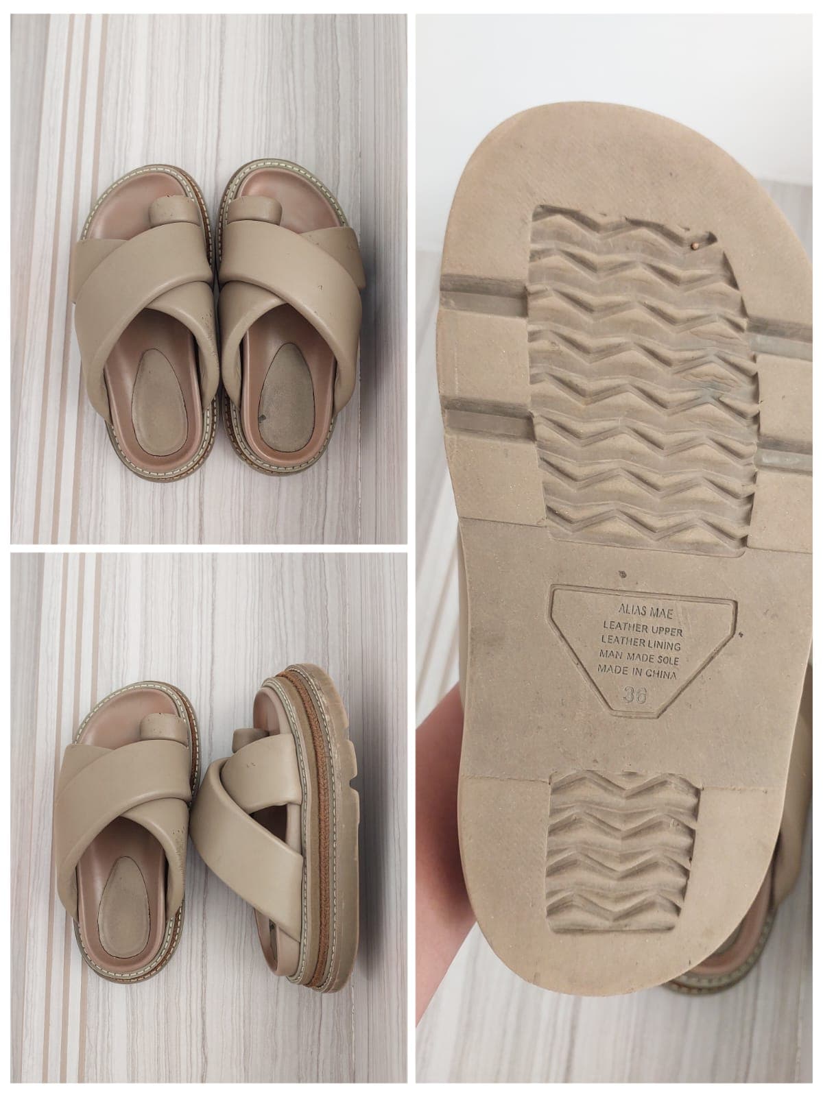 ALIAS MAE - Venga Leather Platform Sandals - Australian Designer Brand (1/3)