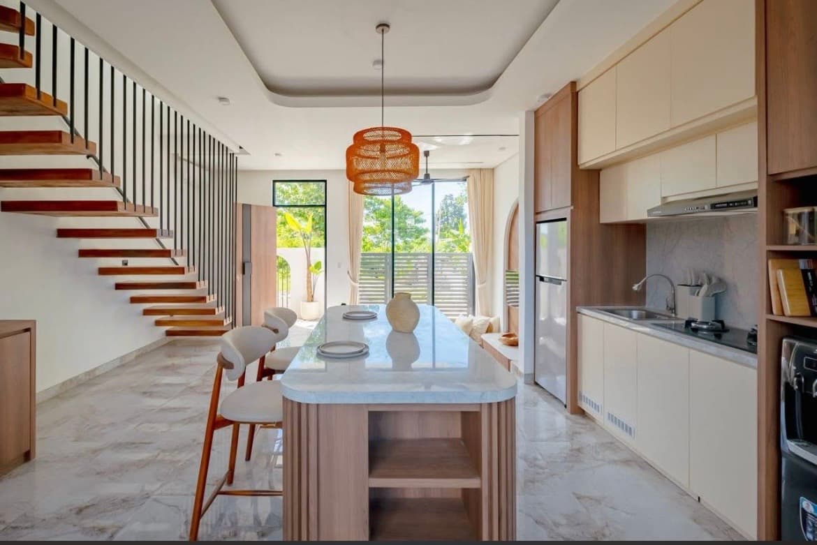 Villa 1 Kamar Tidur Modern di Ungasan, Uluwatu – Pemandangan Laut | Leasehold 24 Tahun (1/3)