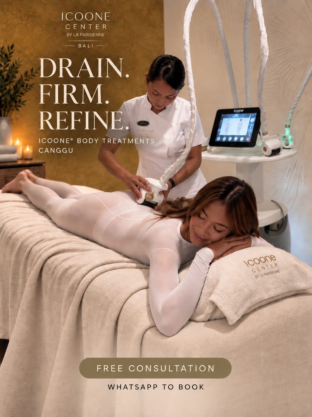 Lymphatic drainage, cellulite reduction, body contouring, firming skin (1/2)