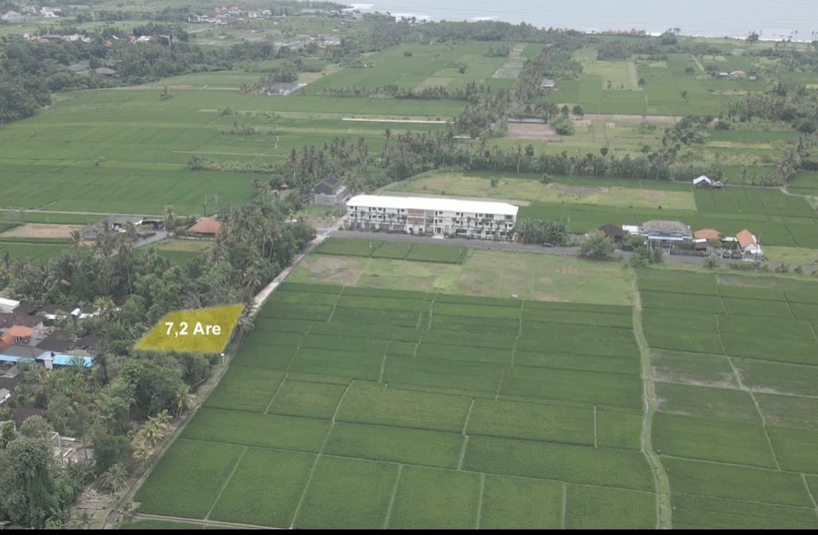 Tanah Leasehold 720 m² di Kedungu, Tabanan (1/3)