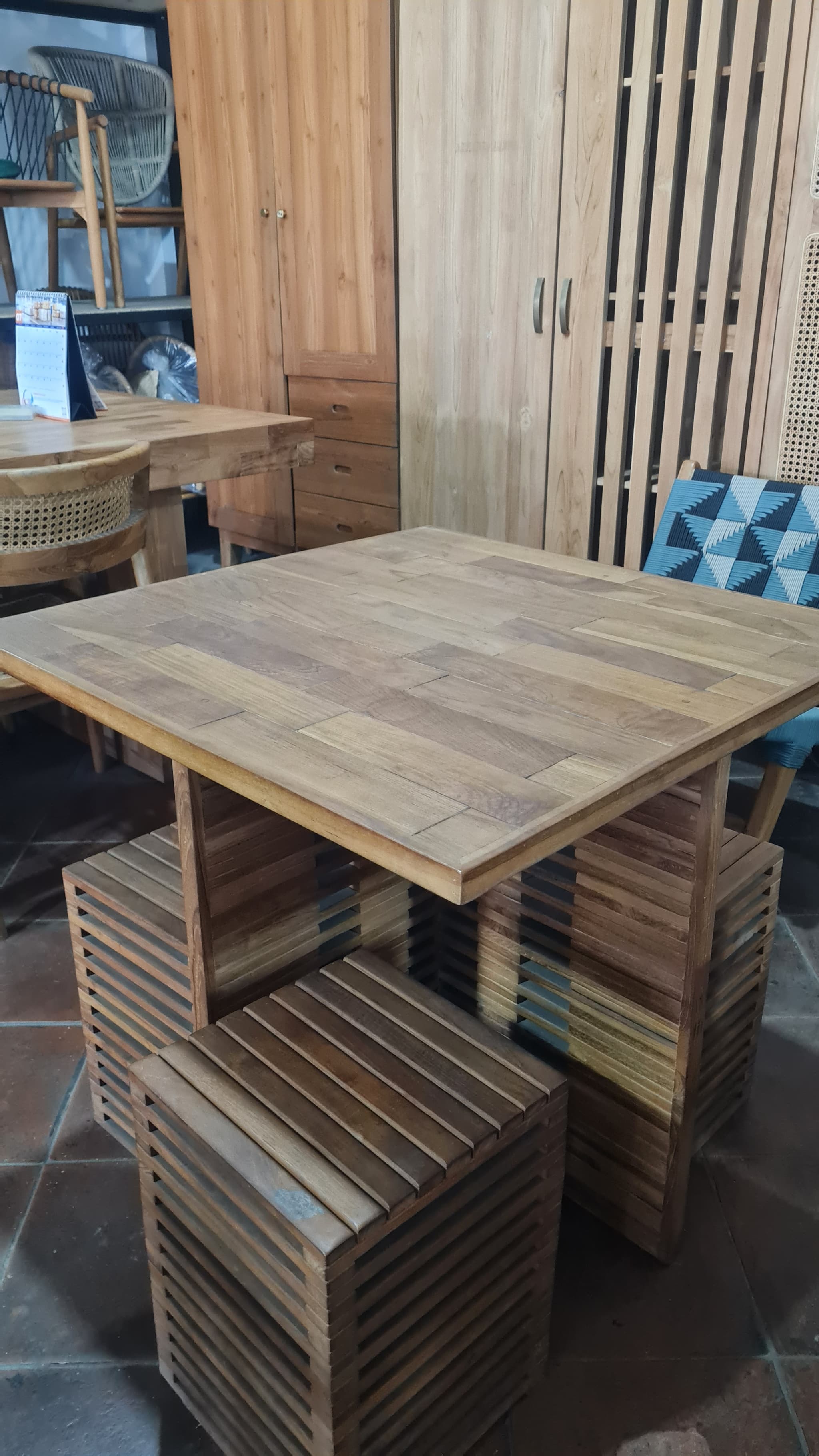ONE SET OF TABLE AND CHAIRS — photo 1