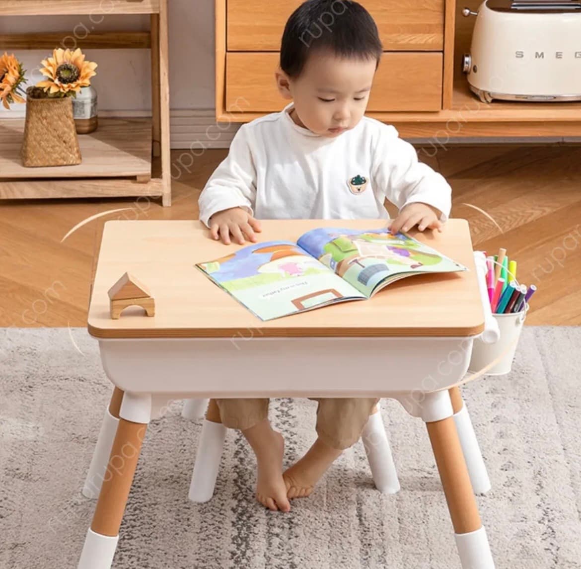Kindla Set Meja & Kursi Anak – Mix (1/3)