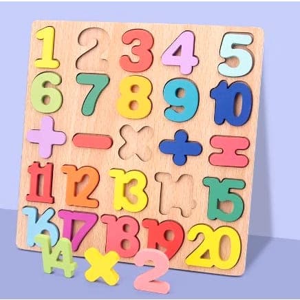 Wooden Puzzle ABC & Number (1/2)