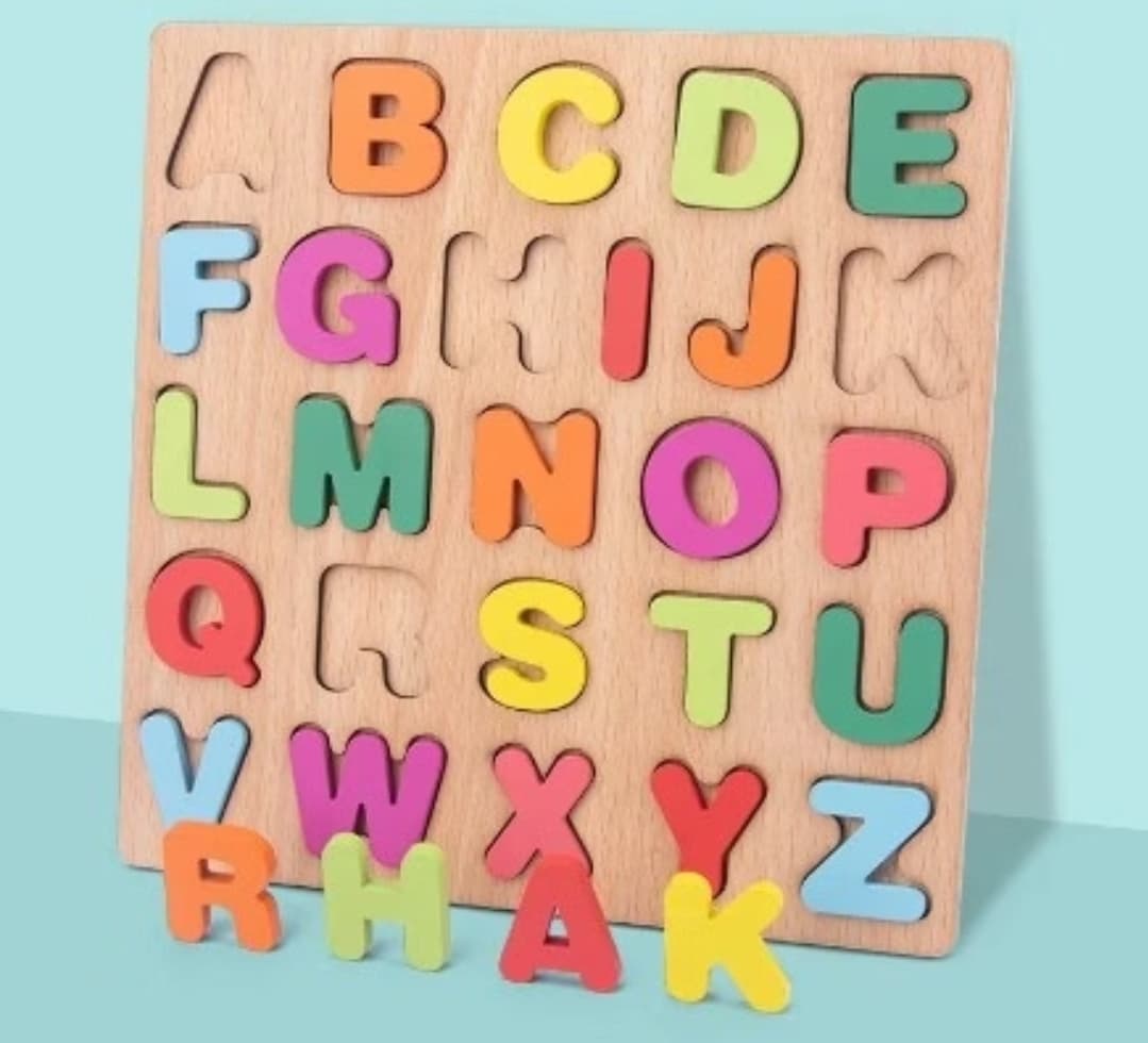 Wooden Puzzle ABC & Number (1/2)