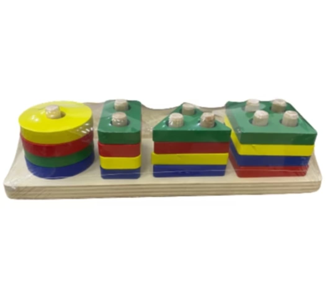 Wooden Toys Matching Shape Educational Toys for Children Wooden Toys Toddler Toys Wooden Toys Wooden Toys (1/4)
