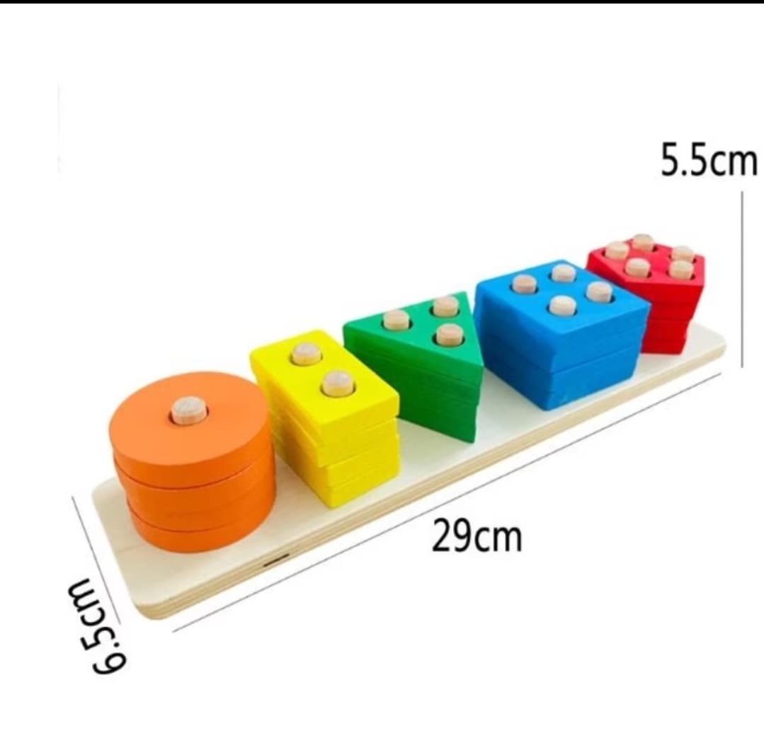 Wooden Toys Matching Shape Educational Toys for Children Wooden Toys Toddler Toys Wooden Toys Wooden Toys (1/4)