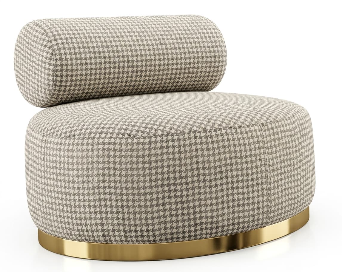342 L - Daphe Round Sofa