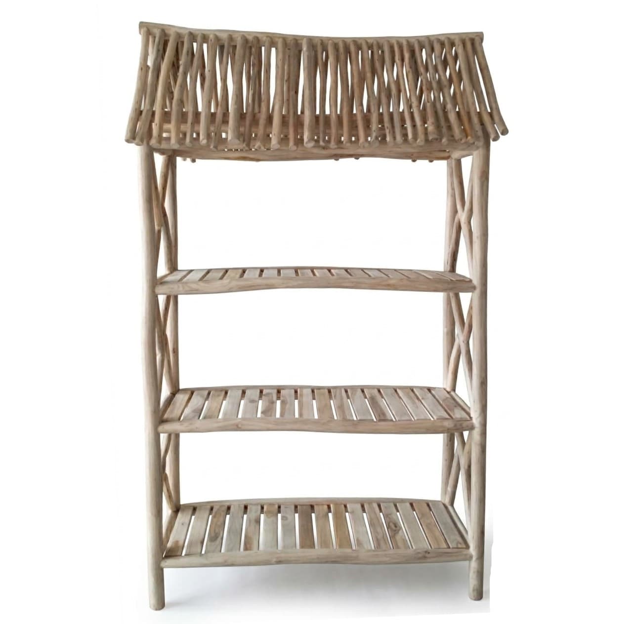 373 D - Wooden Bali Breeze Shelf