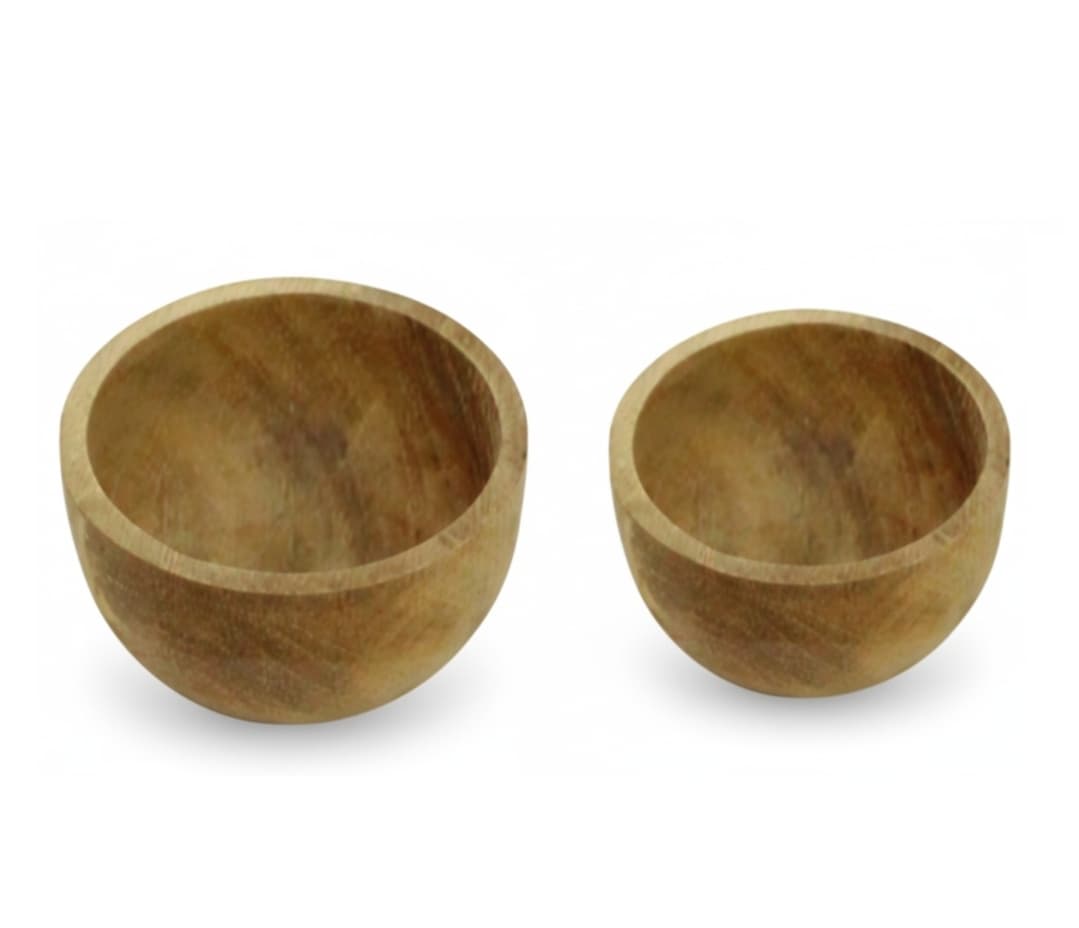 Mini Teak Bowl - Dip Sauce Bowl — photo 1