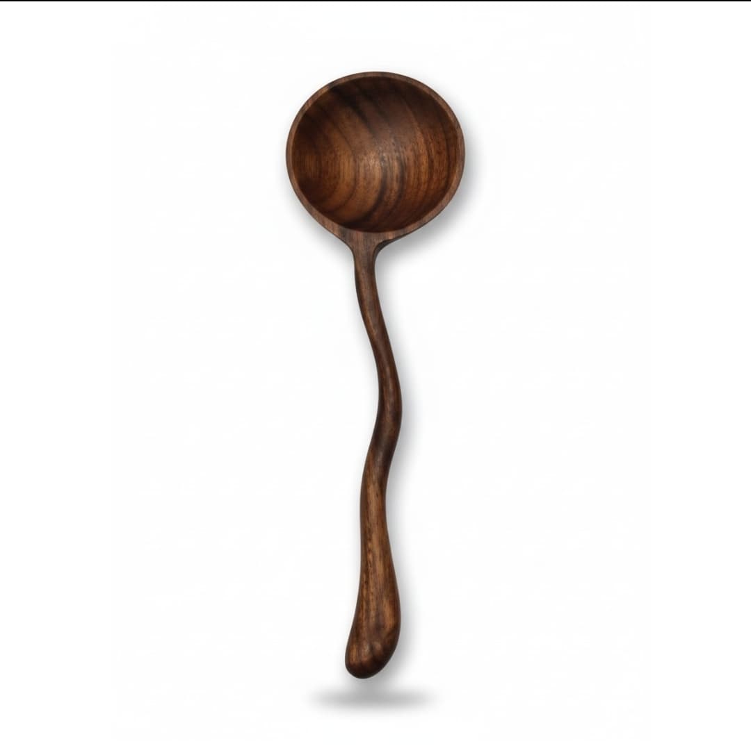 Teak Mushroom Spoon — photo 1