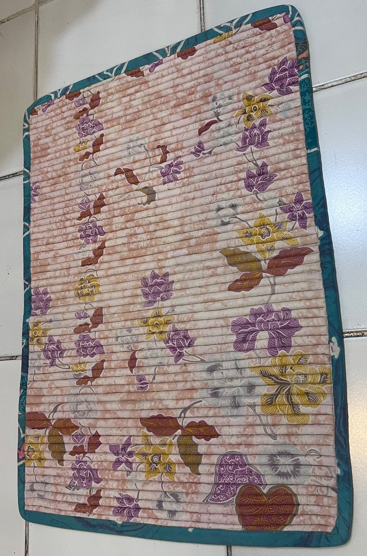 Sky Tapis de sol Batik Motif Fleur (1/3)