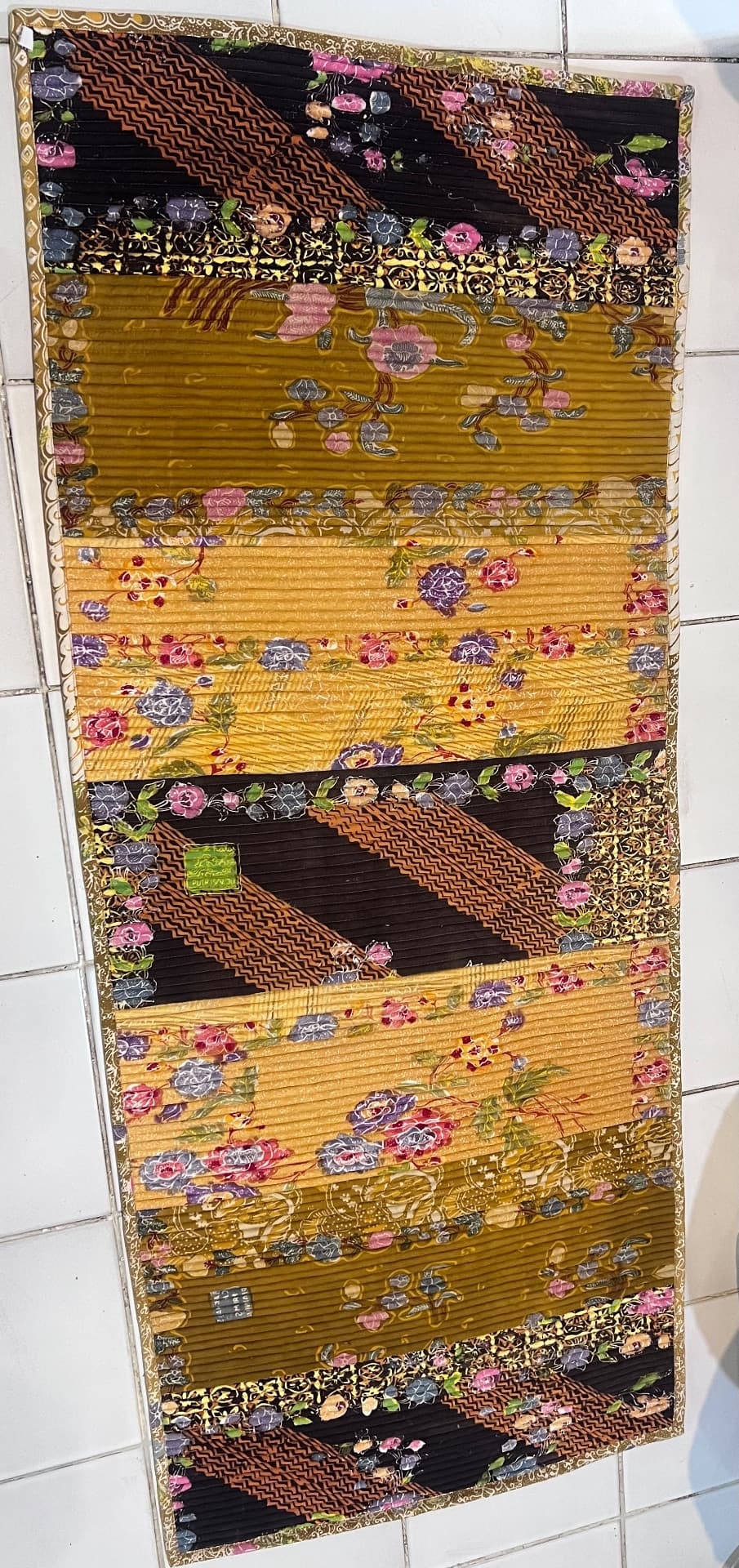 Sky (Long Batik Carpet with Floral & Geometric Motif) — photo 1