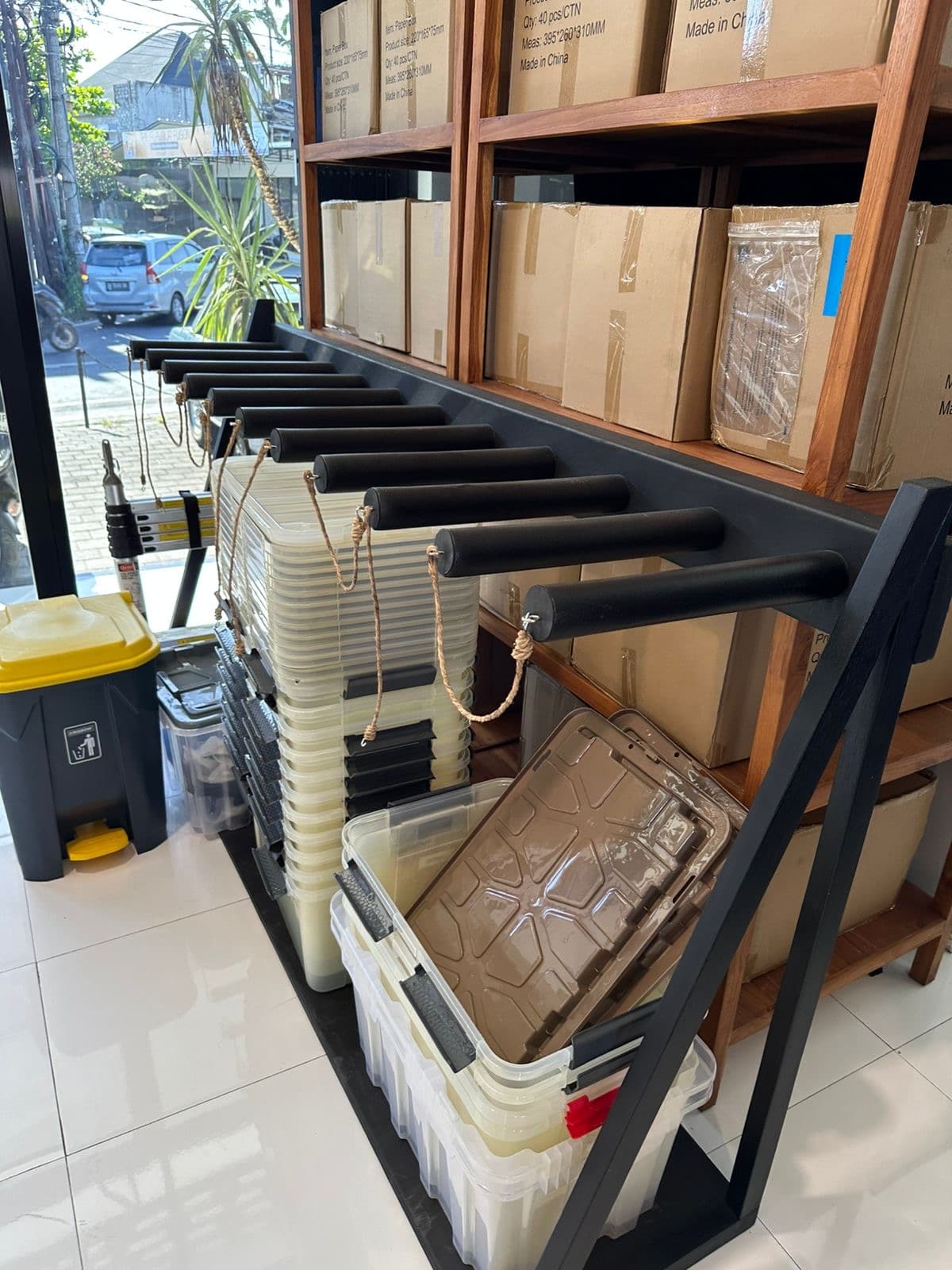 Surfboard racks black (1/2)