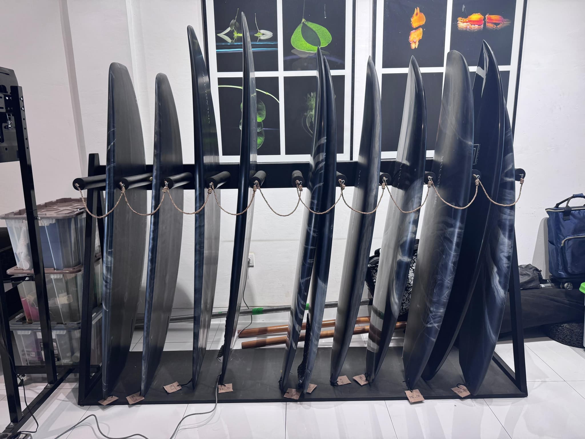 Surfboard racks black (1/2)