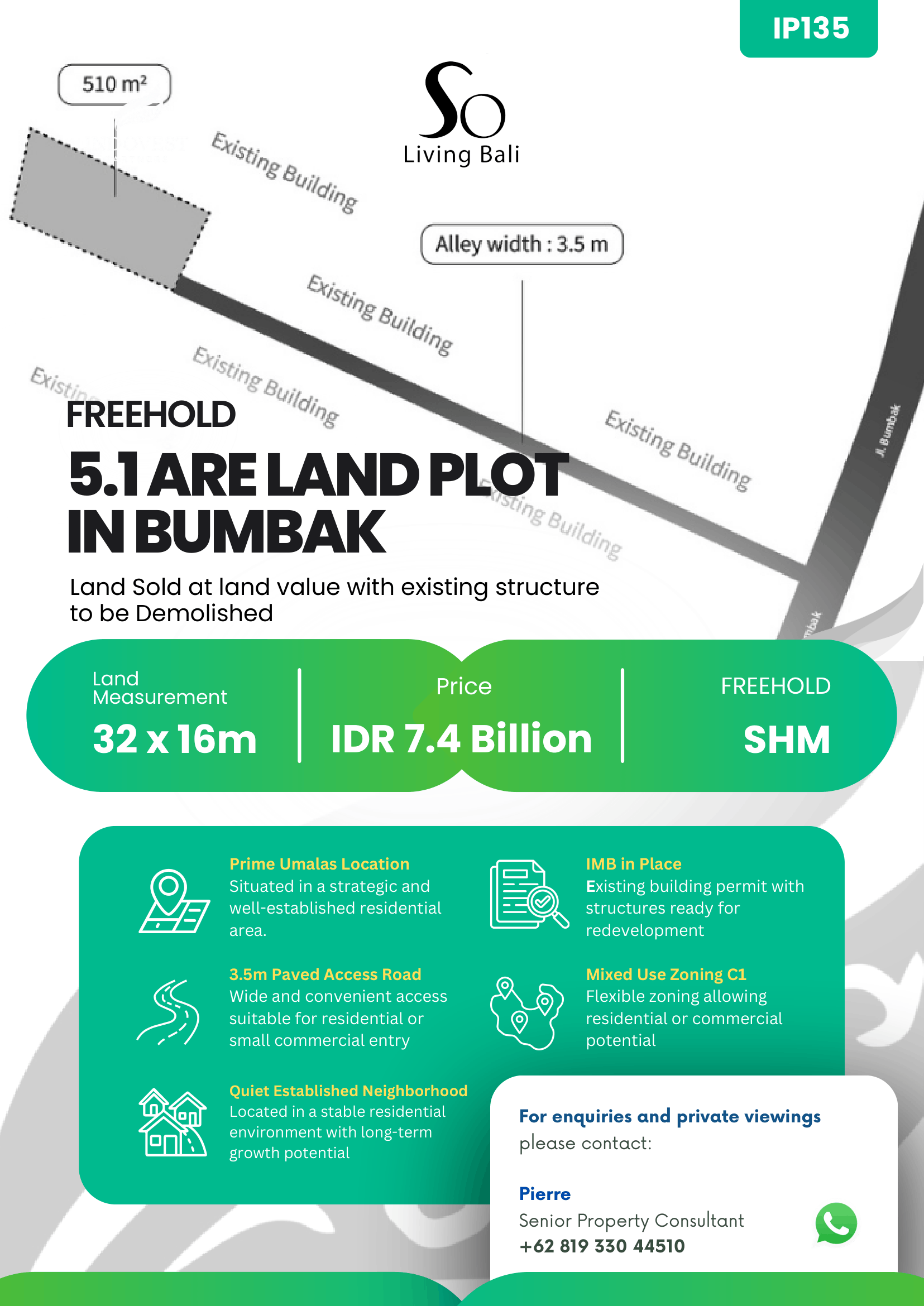 FREEHOLD 5.1ARELANDPLOT INBUMBAK