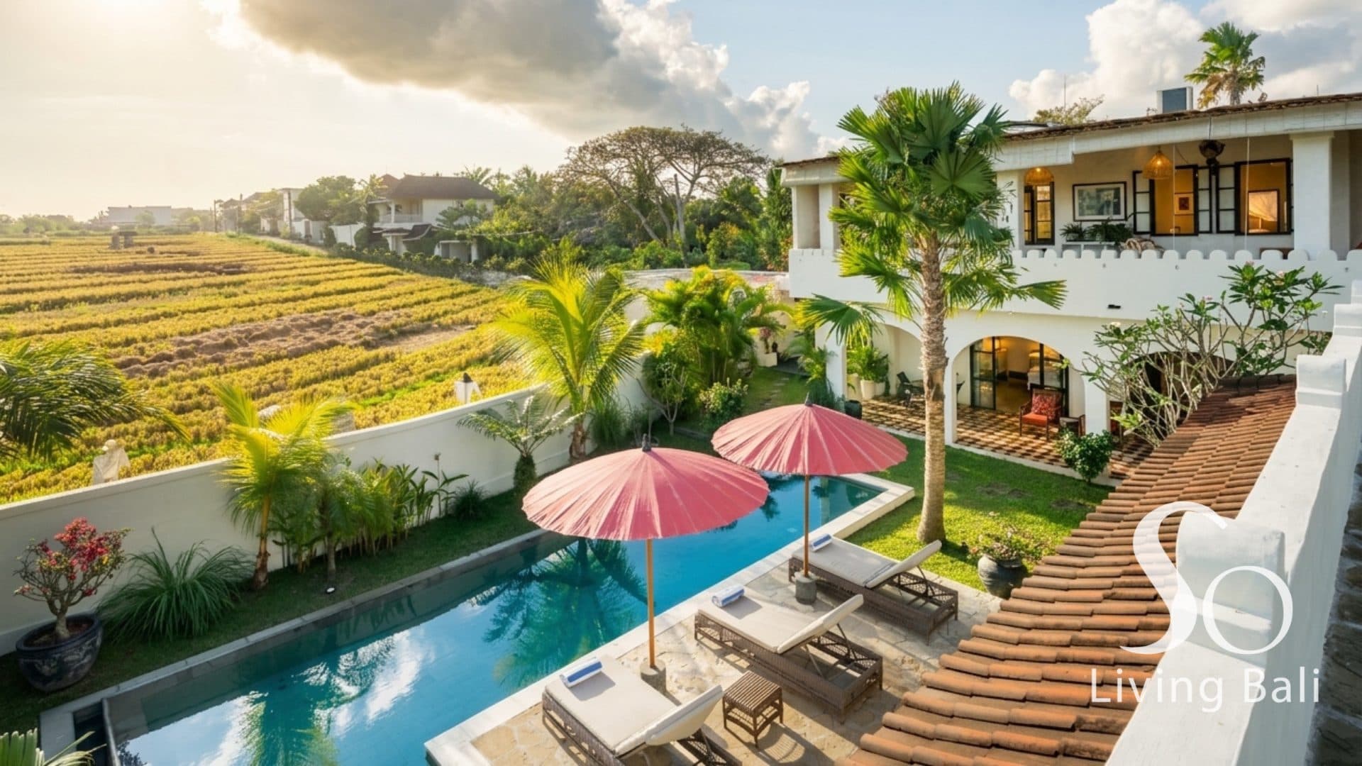 Umalas · Villa 4BR · Heritage Charm & Rice Field Views (1/3)