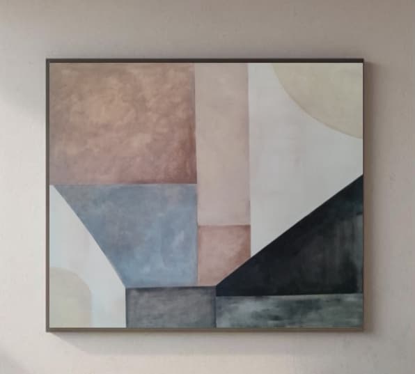 Lukisan Abstrak Geometris / Minimalist Art (1/2)
