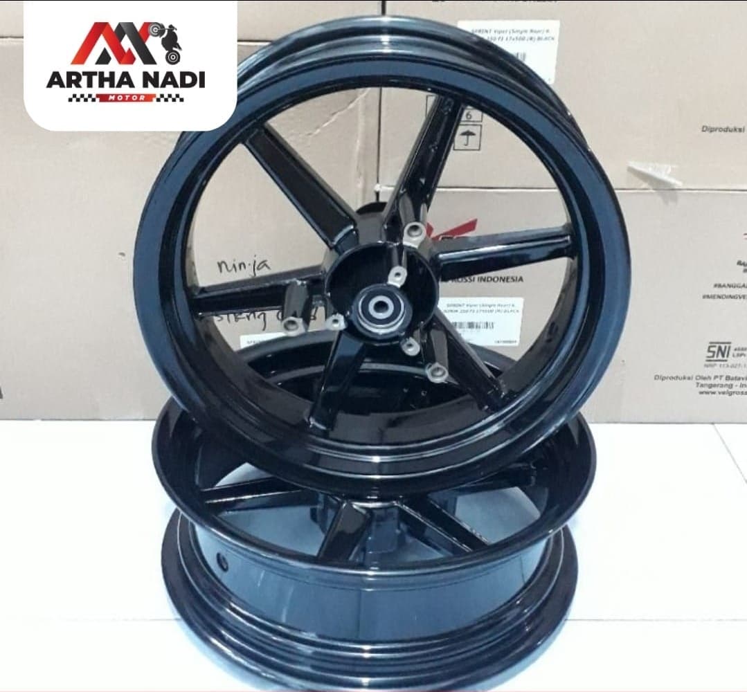 Rossi Rim New Nmax 6 Spoke Black (1/2)