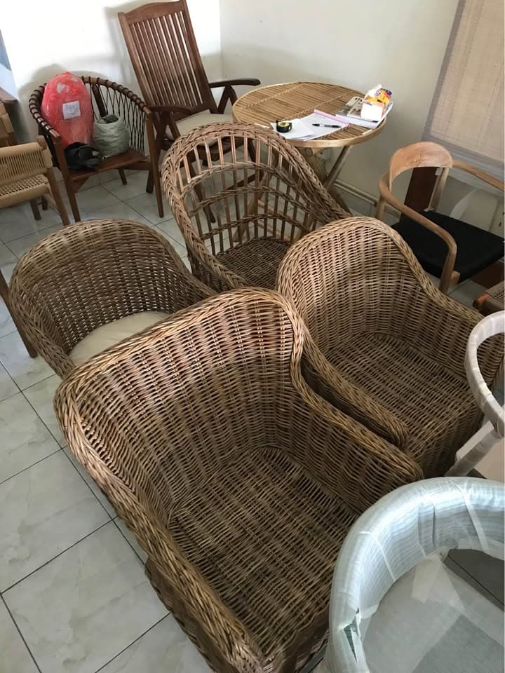 Handcrafted Rattan Chairs (1/3)