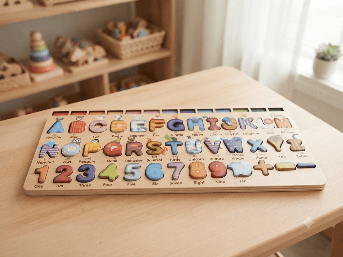 Papan puzzle edukasi (1/3)