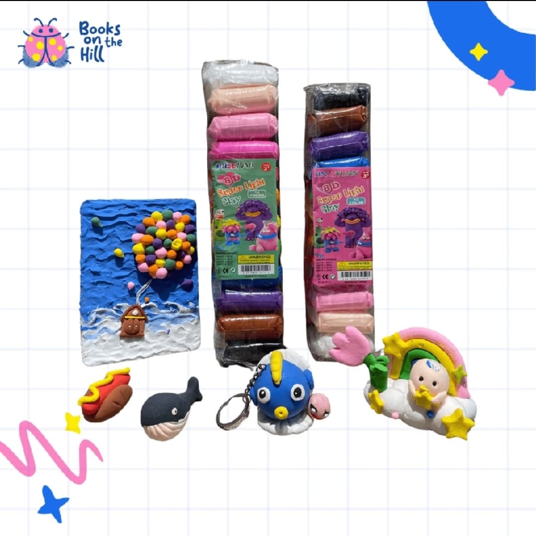Colorful Super Light Clay (large) (1/3)