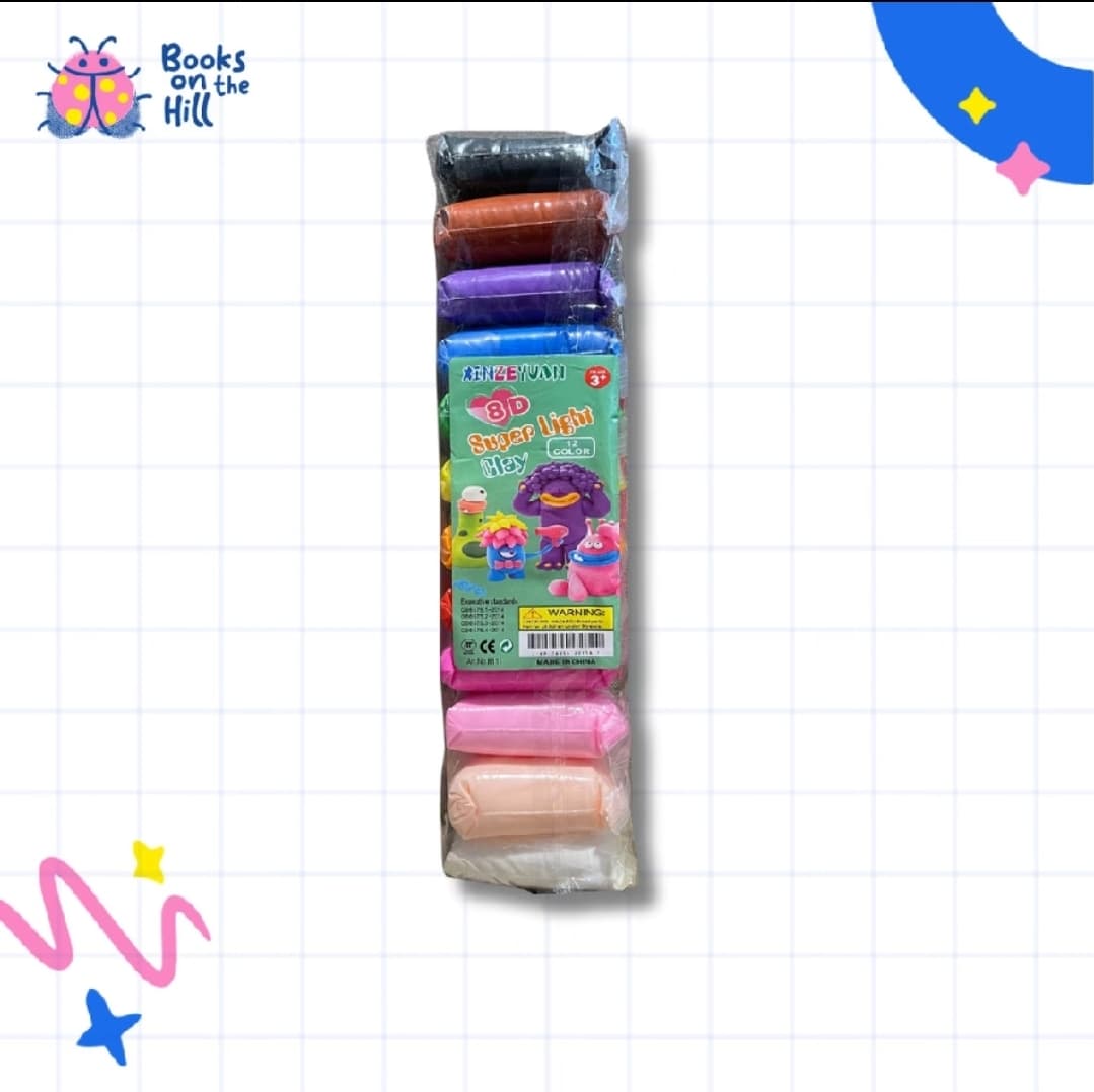 Colorful Super Light Clay (large) (1/3)