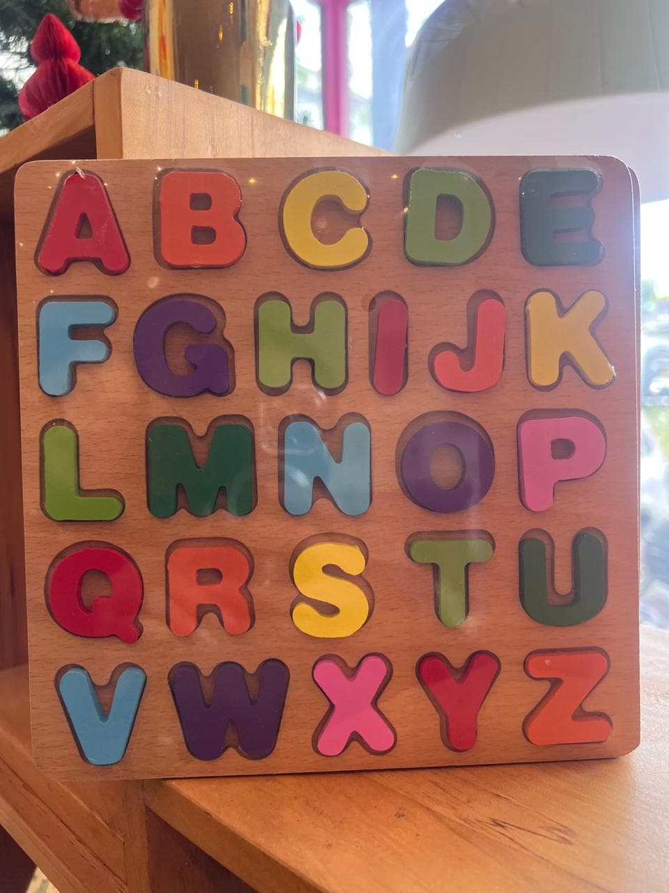 Puzzle nomor dari kayu (1/3)
