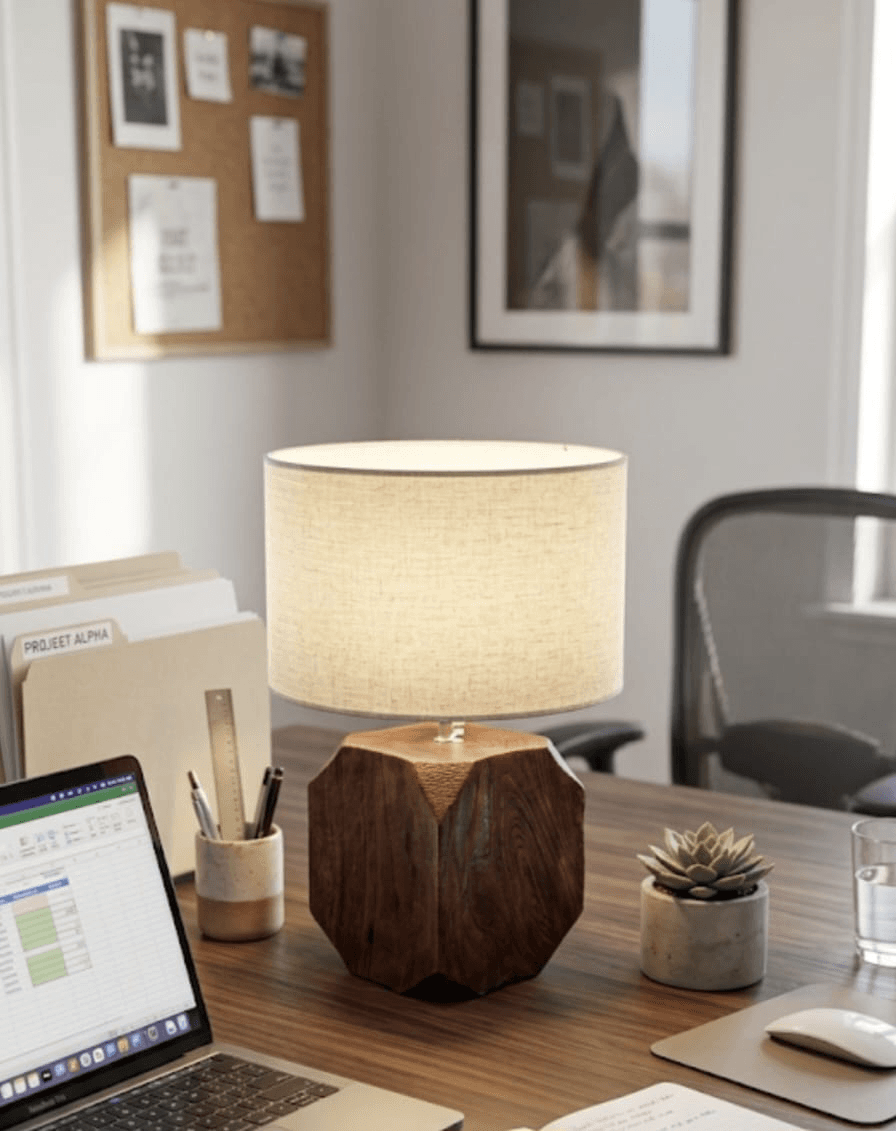 Centratus – Elegant Wooden Table Lamp — photo 1